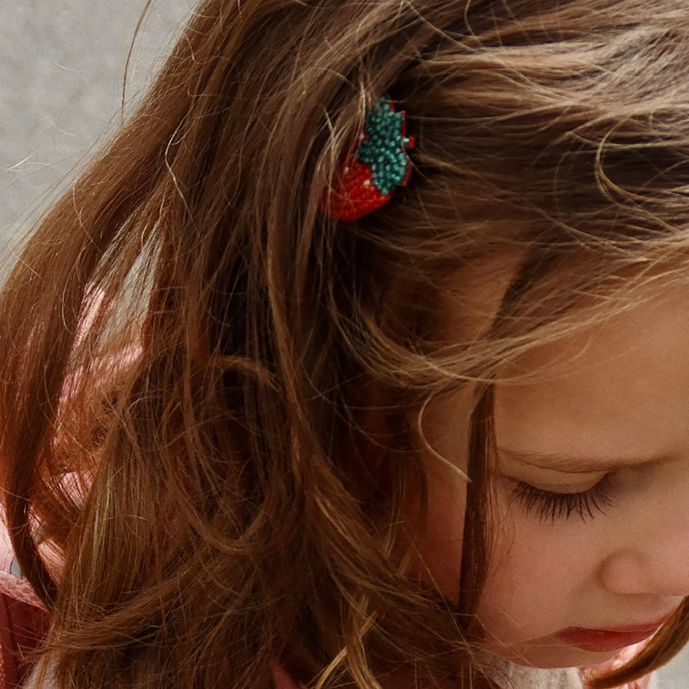 Hair Clips - 2-Pack - Strawberry