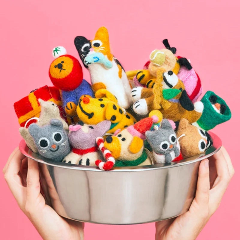 Frank, The Hotdog Dog Hanging Felt Ornament