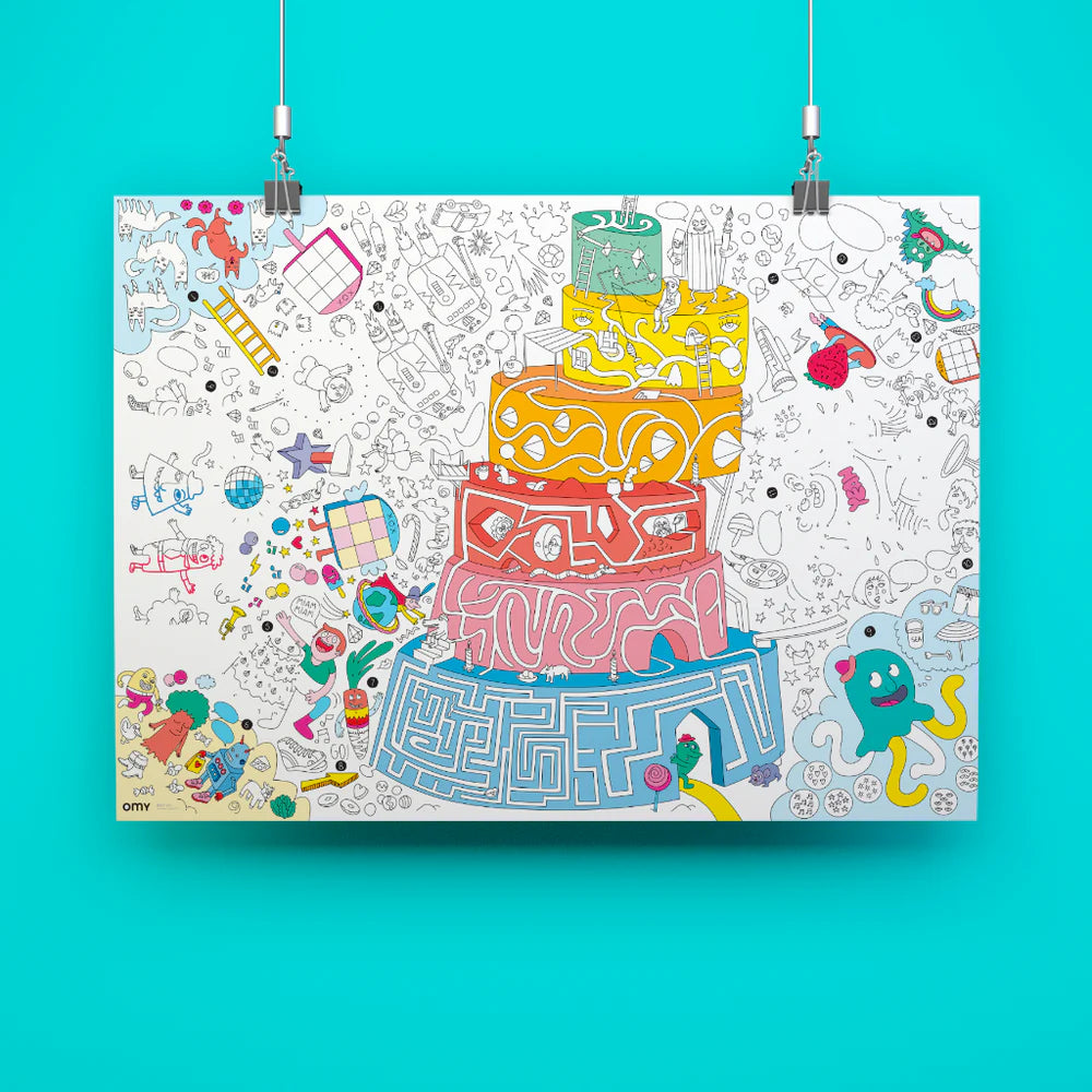 GIANT GAMES + 1 PENCIL - GIANT POSTER
