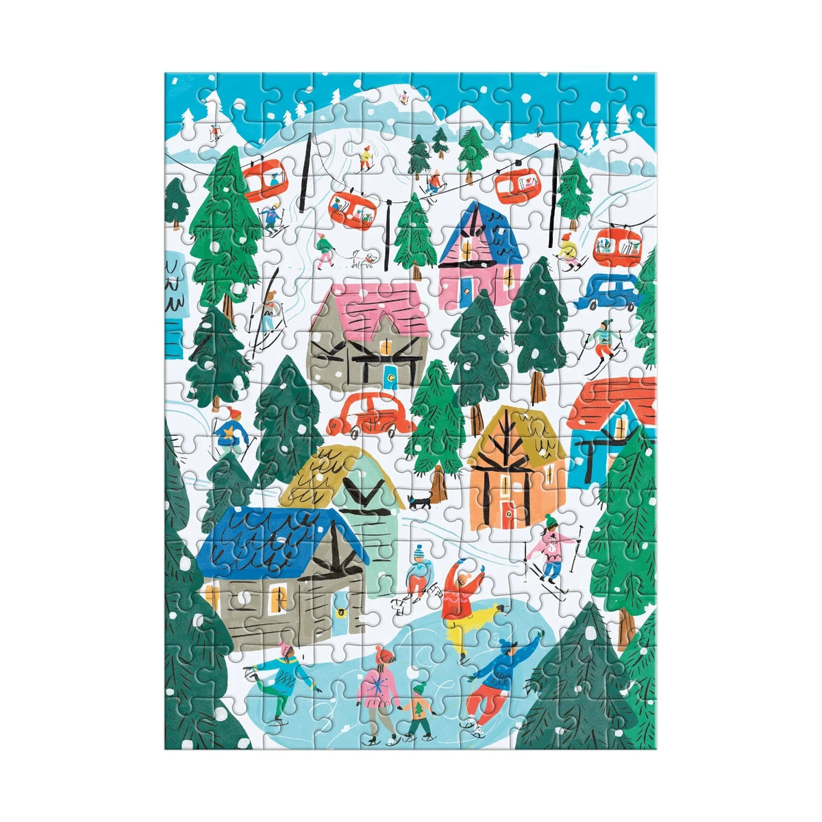 Alpine Cottage 130 pc Puzzle Ornament