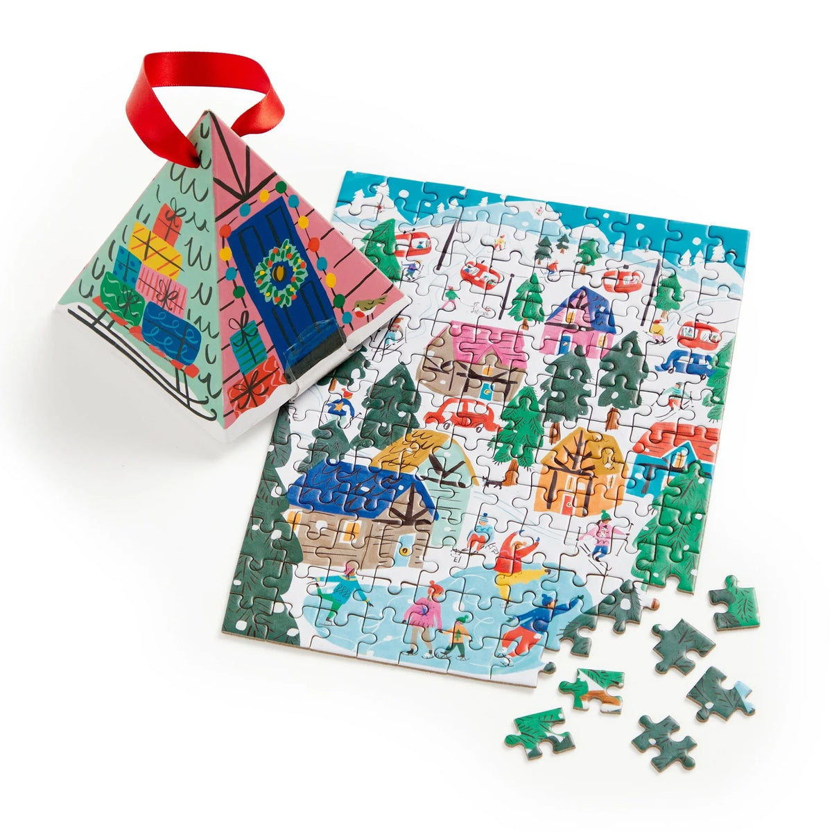 Alpine Cottage 130 pc Puzzle Ornament