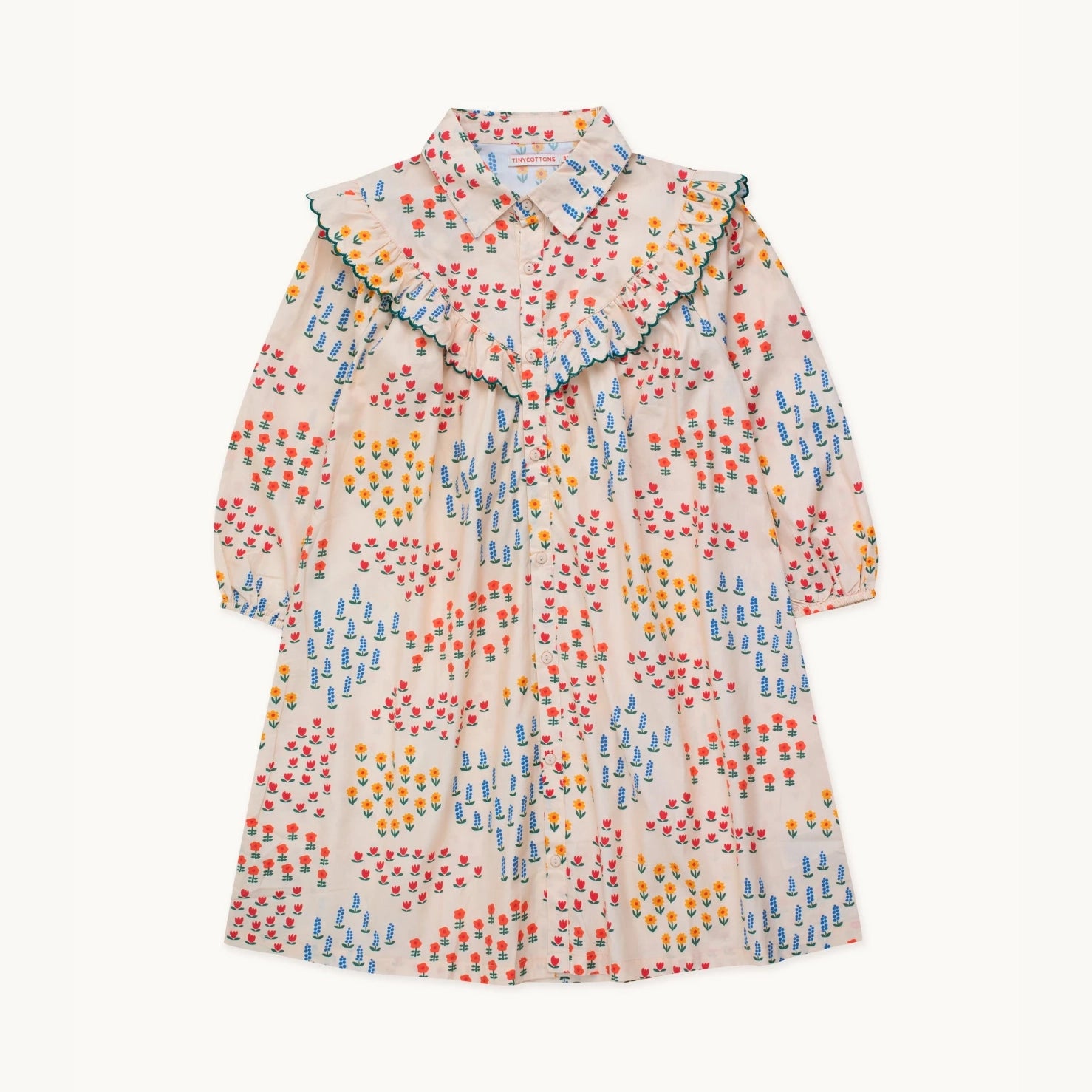 GARDEN FRILLS DRESS