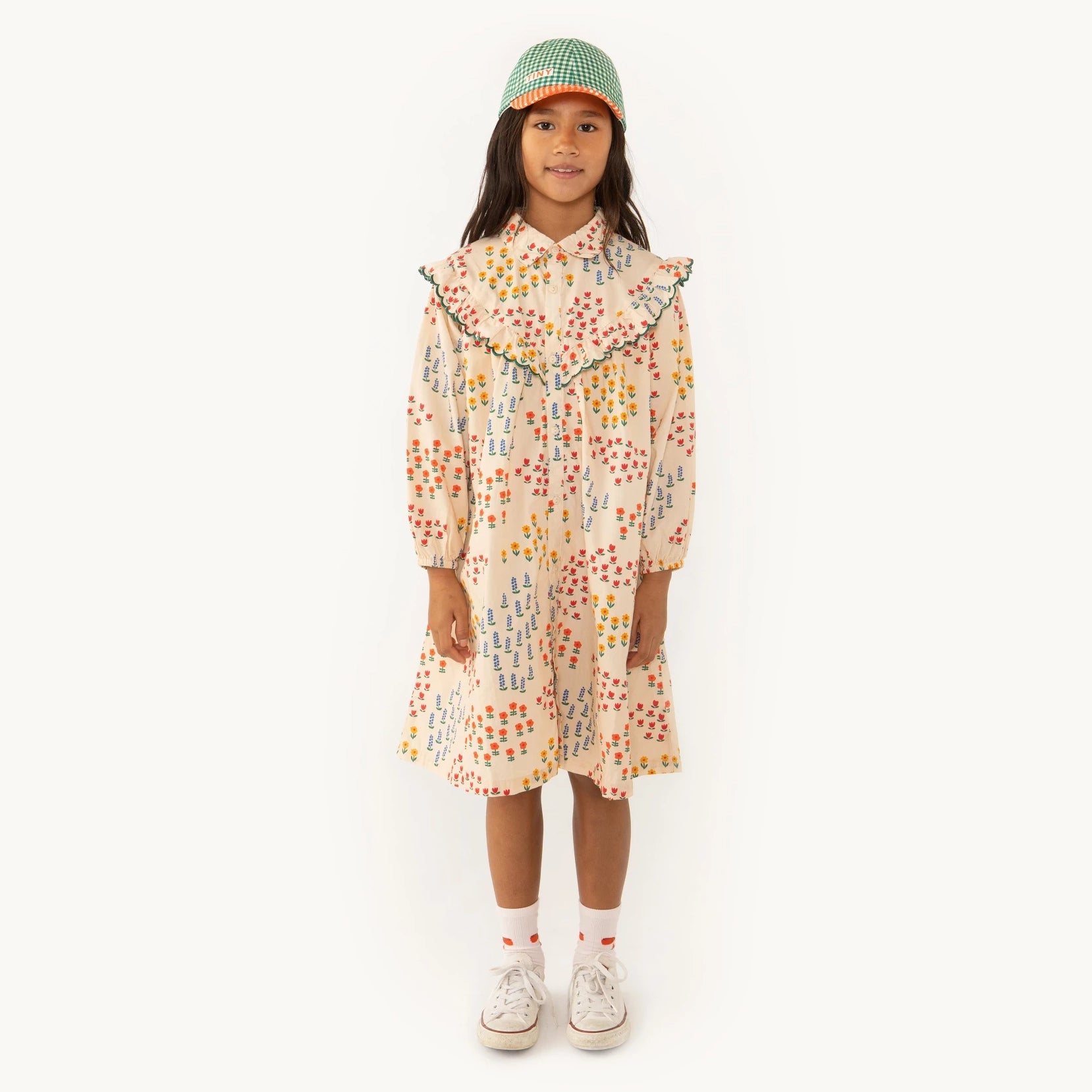 GARDEN FRILLS DRESS