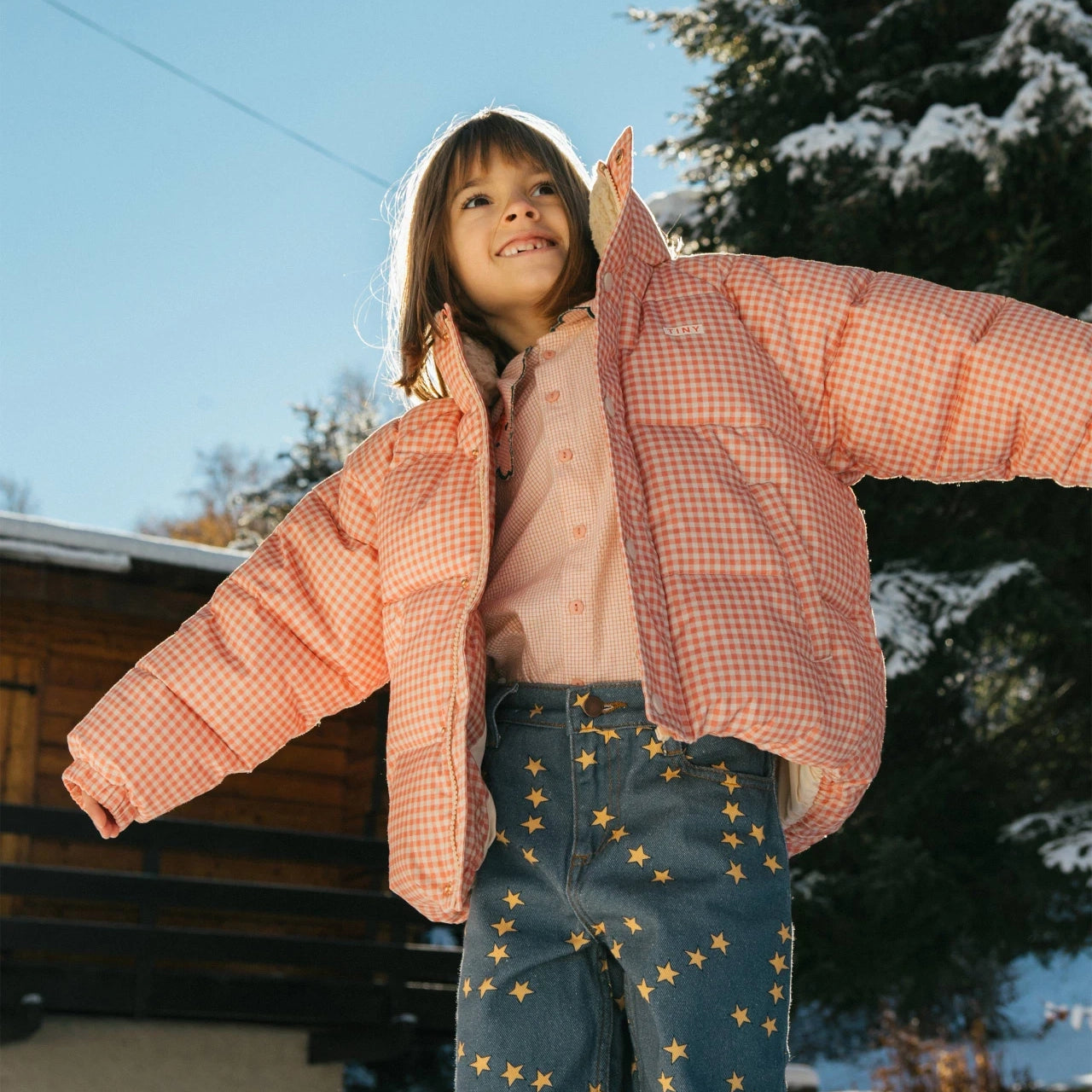VICHY SHORT PADDED JACKET