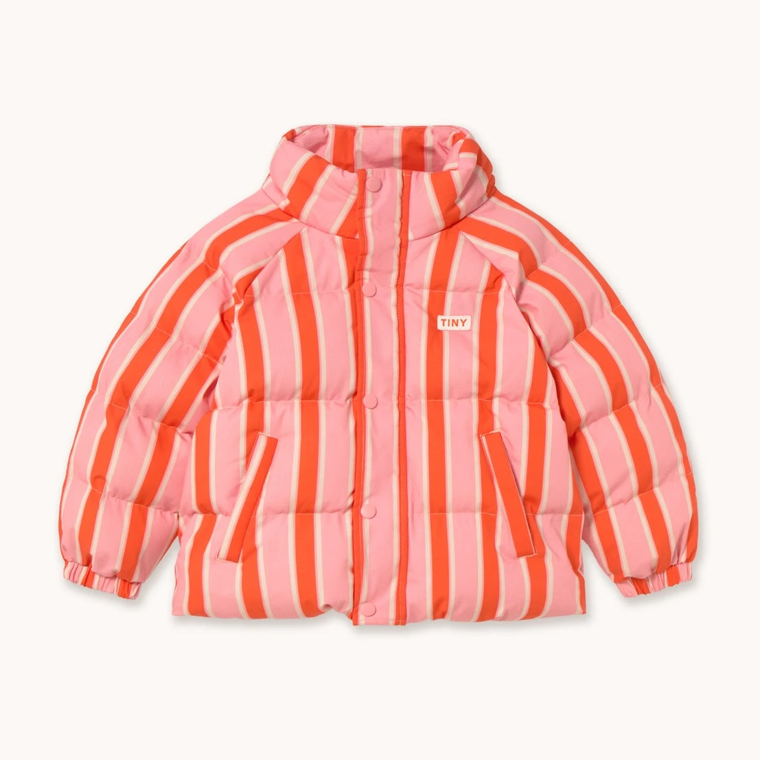 RETRO STRIPES SHORT PADDED JACKET