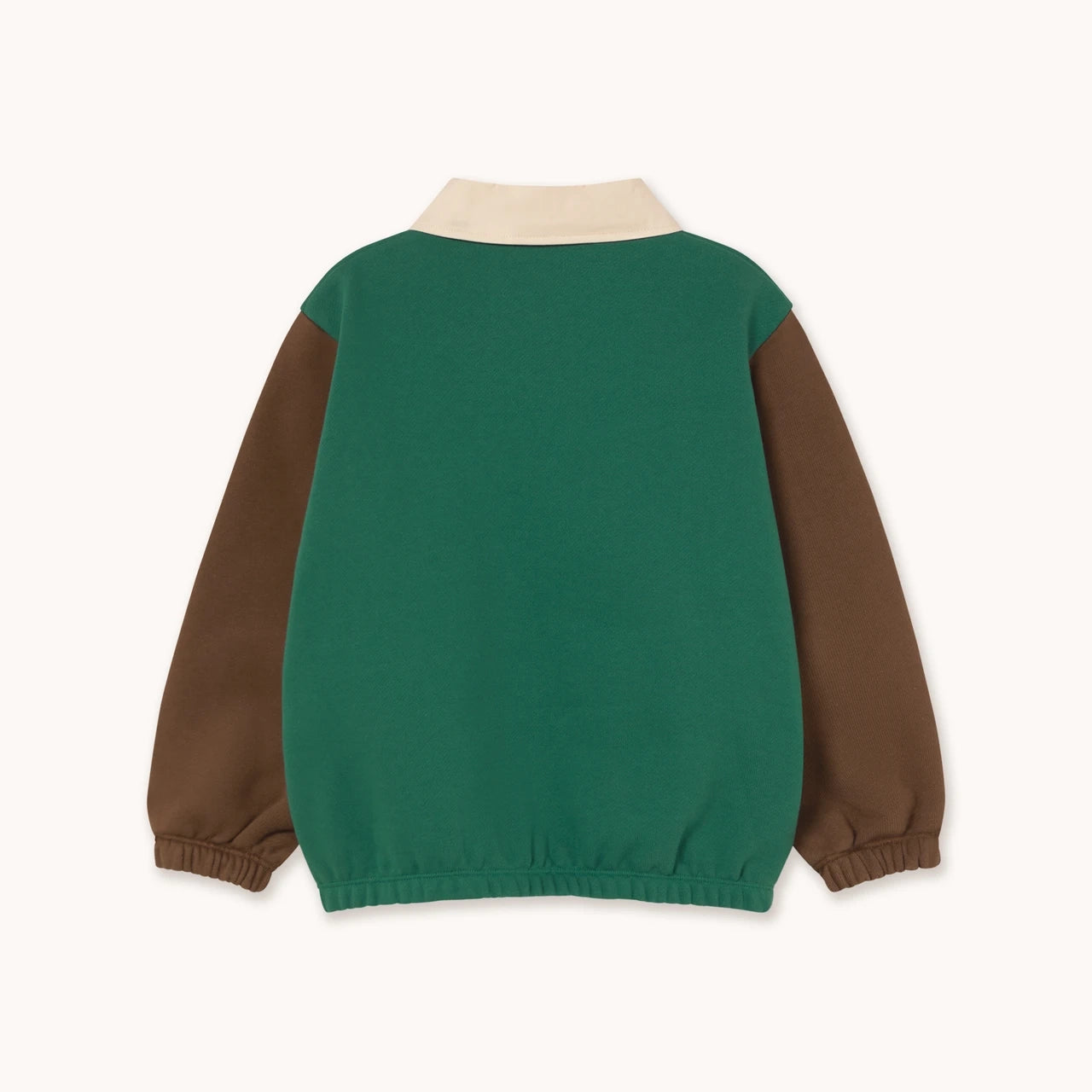 COLOR BLOCK POLO SLEEVE TEE