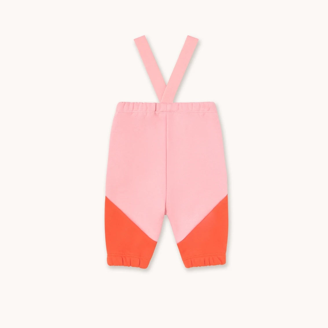 TINY COLOR BLOCK BABY SWEATPANT - PINK