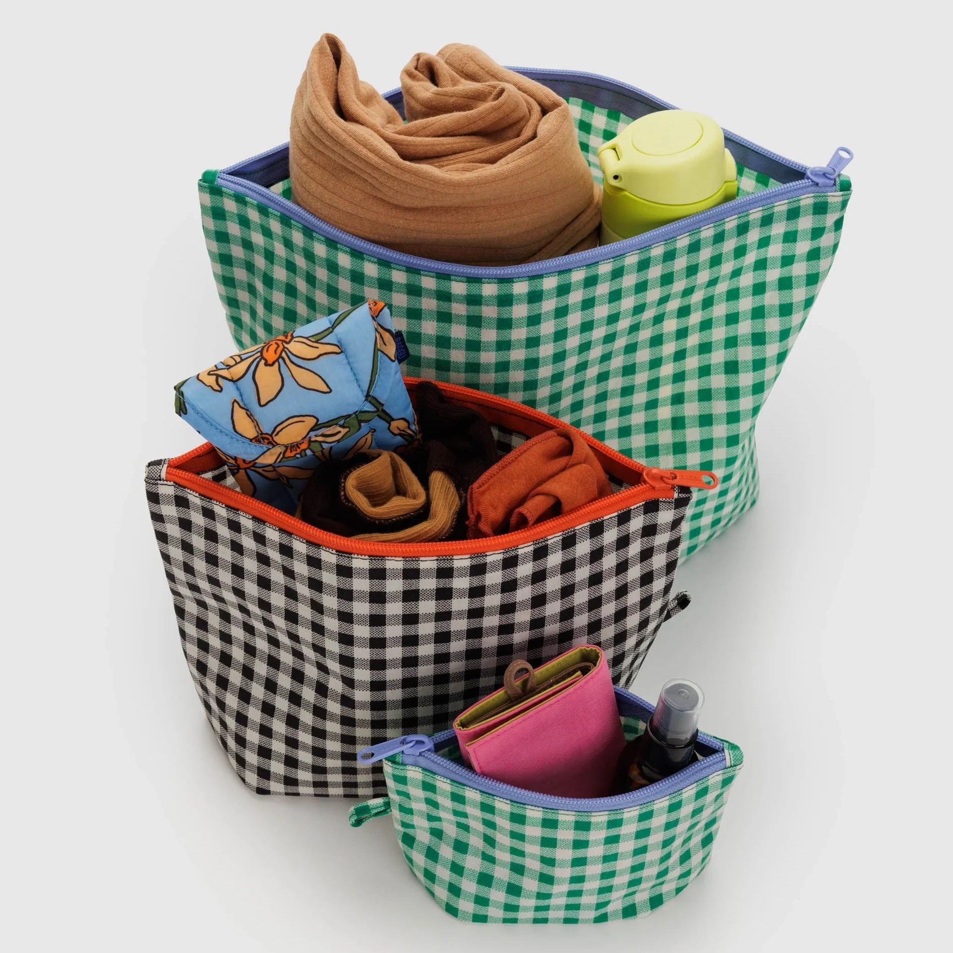 Go Pouch Set - Gingham