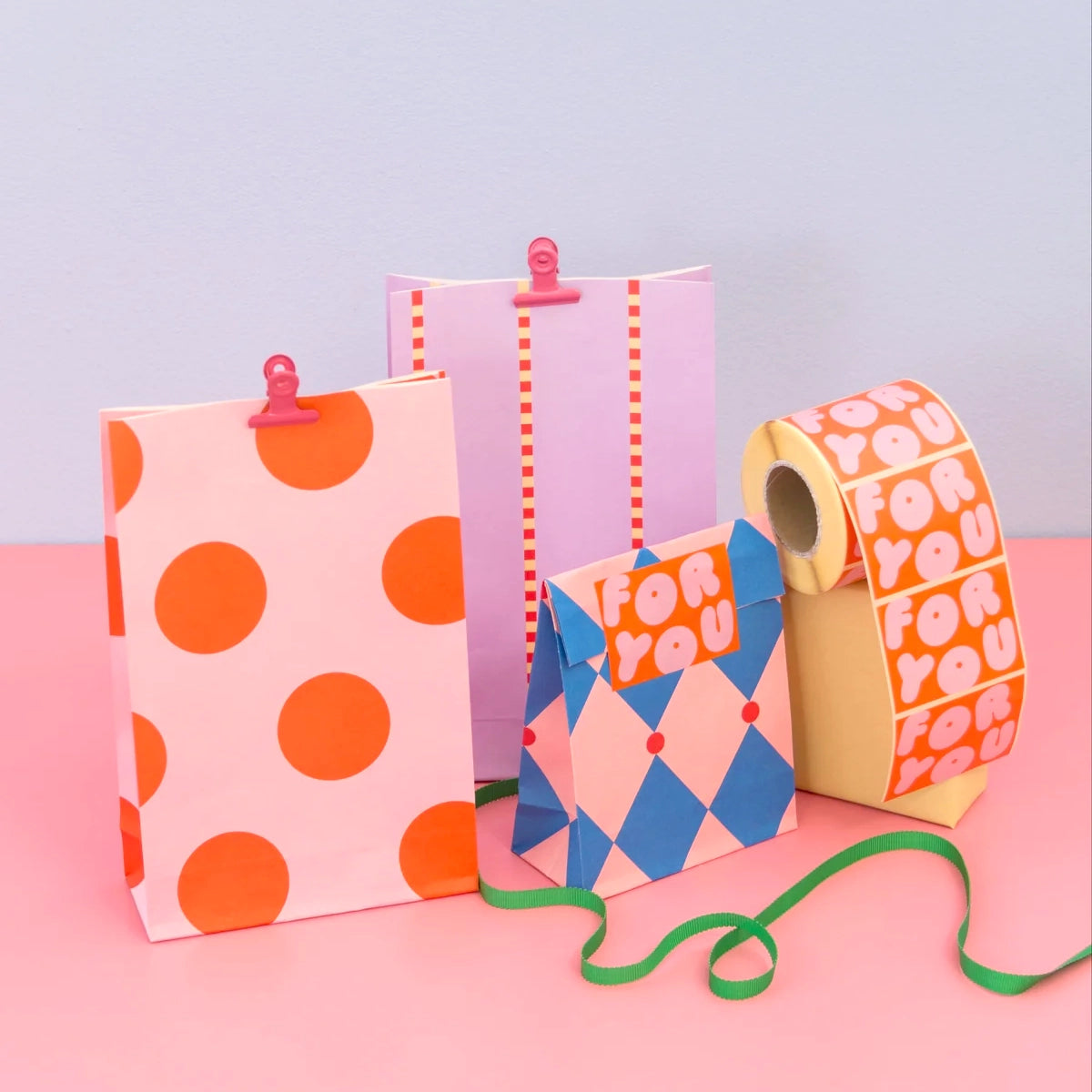 Blockbeutel: Lottie Dottie 12x19 cm (5 Beutel)