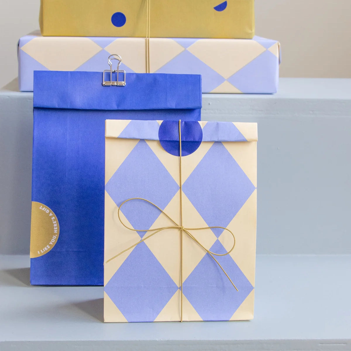 Block bag: Diamond Vanilla 12x19 cm(5 Bags)