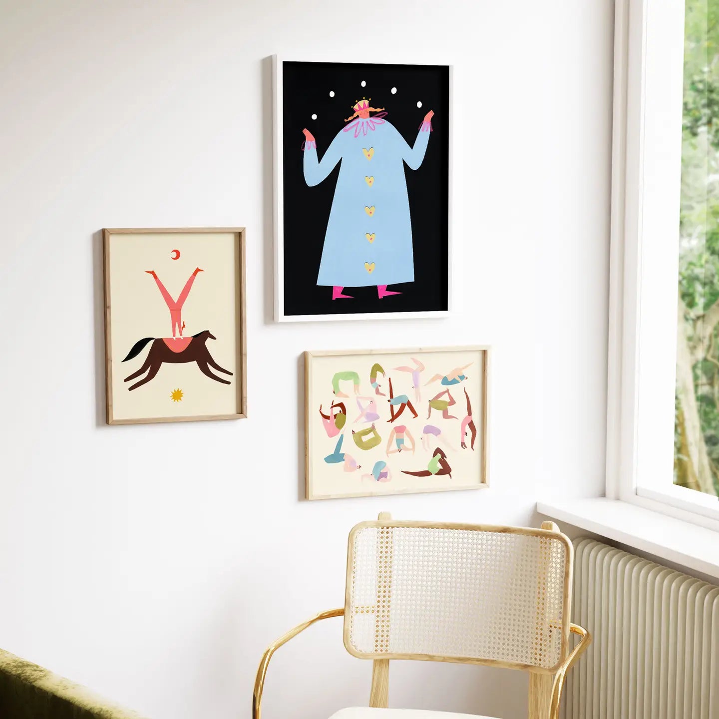 Henriette Circus Art Print | A5