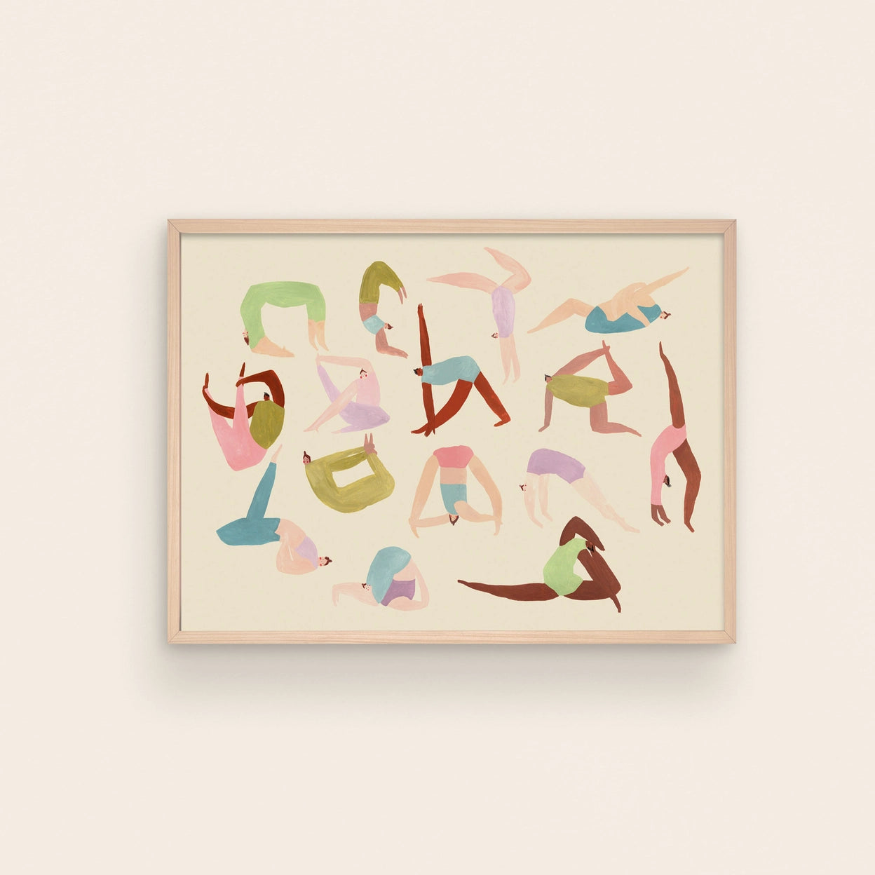 Yoga Ladies Art Print | A3