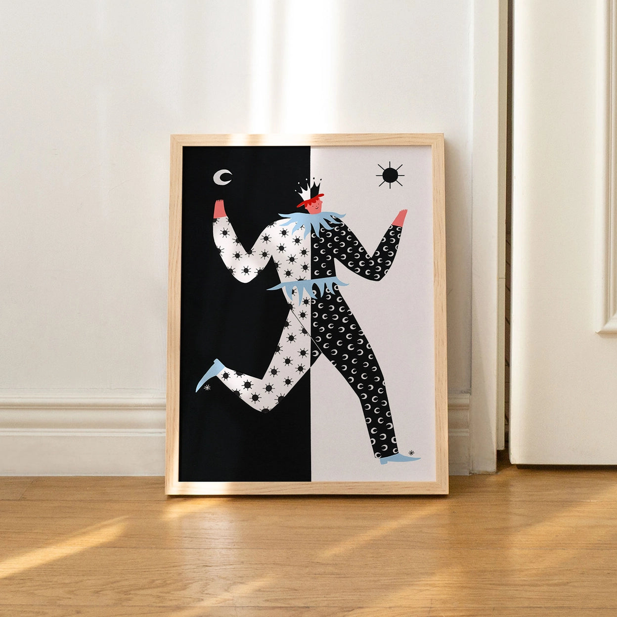 Sun and Moon Man Art Print | A4
