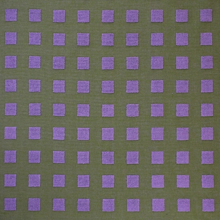Squares Olive/Lilac Tea Towel