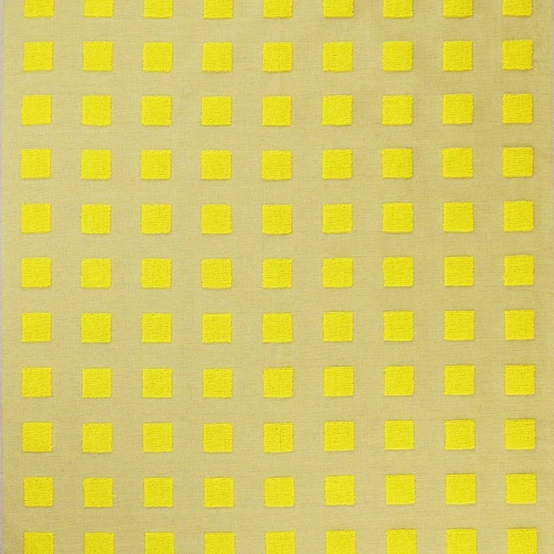 Squares Yellow/Oat Tea Towel