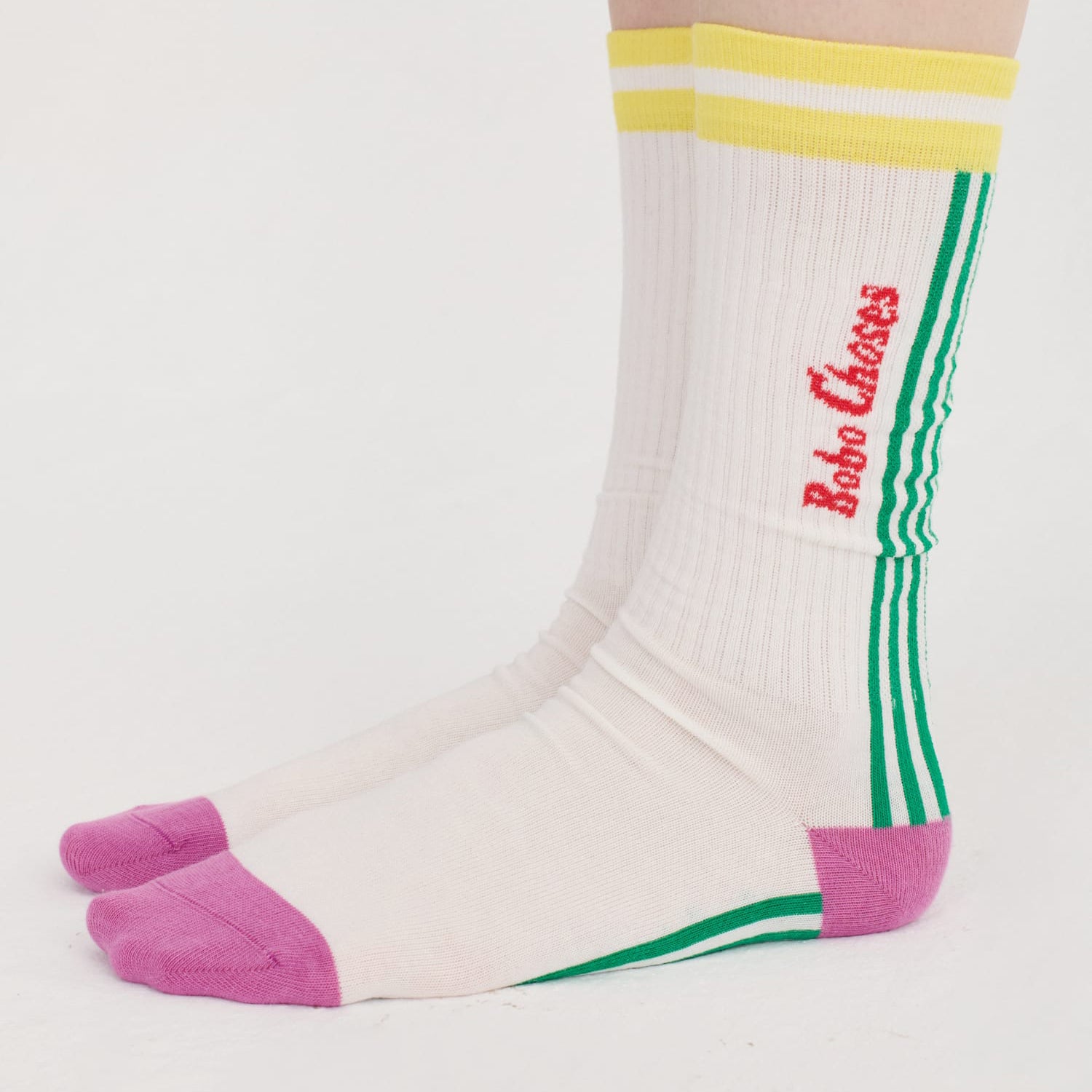 Erwachsene Gestreifte lange Baumwollsocken
