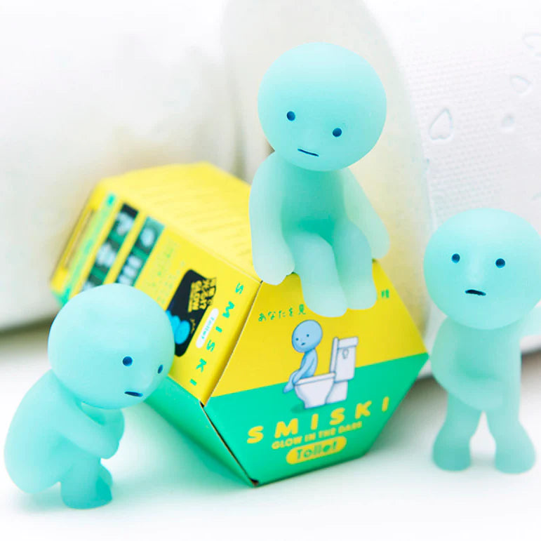 Smiski GLOW IN THE DARK (Blindbox) - Toilet