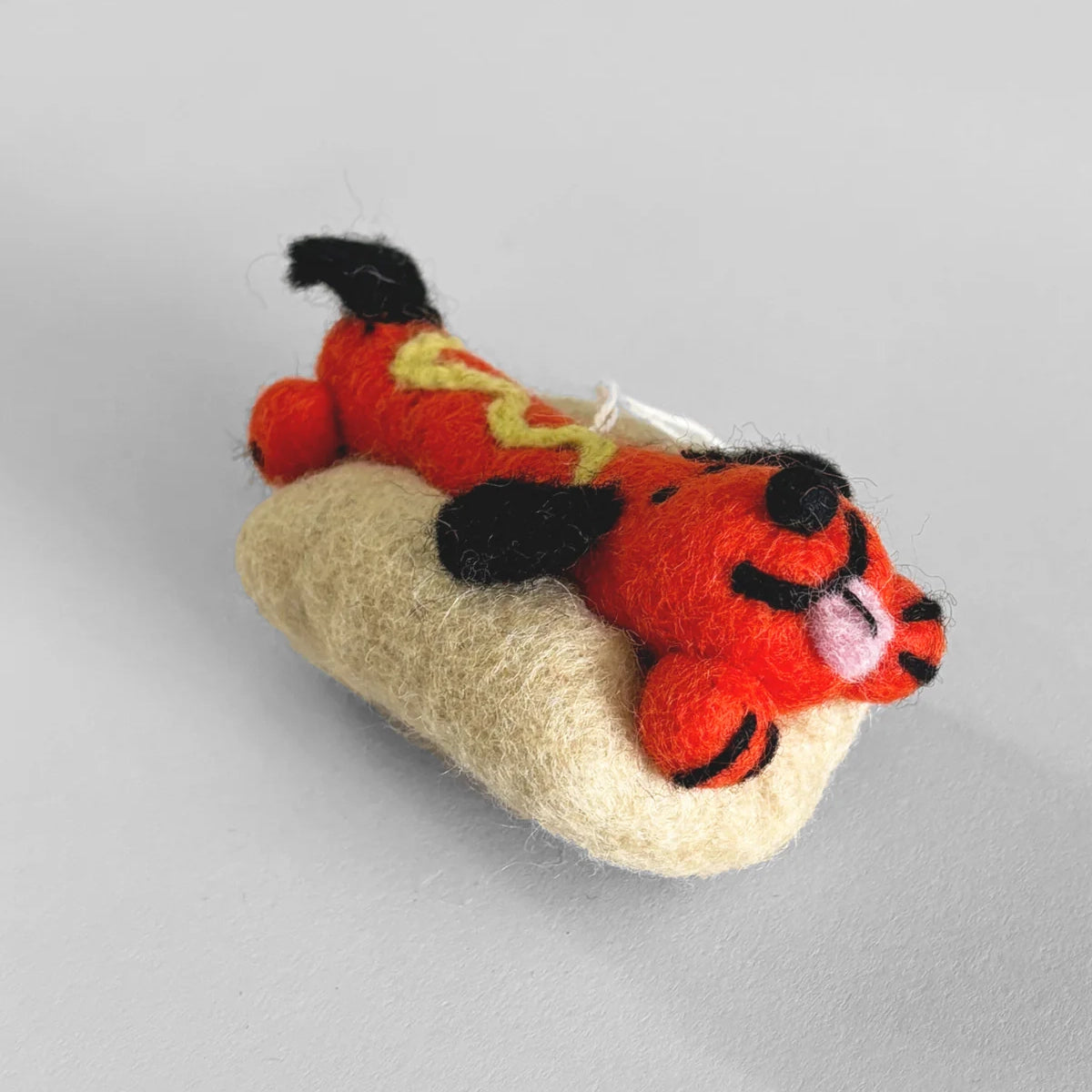 Frank, The Hotdog Dog Hanging Felt Ornament