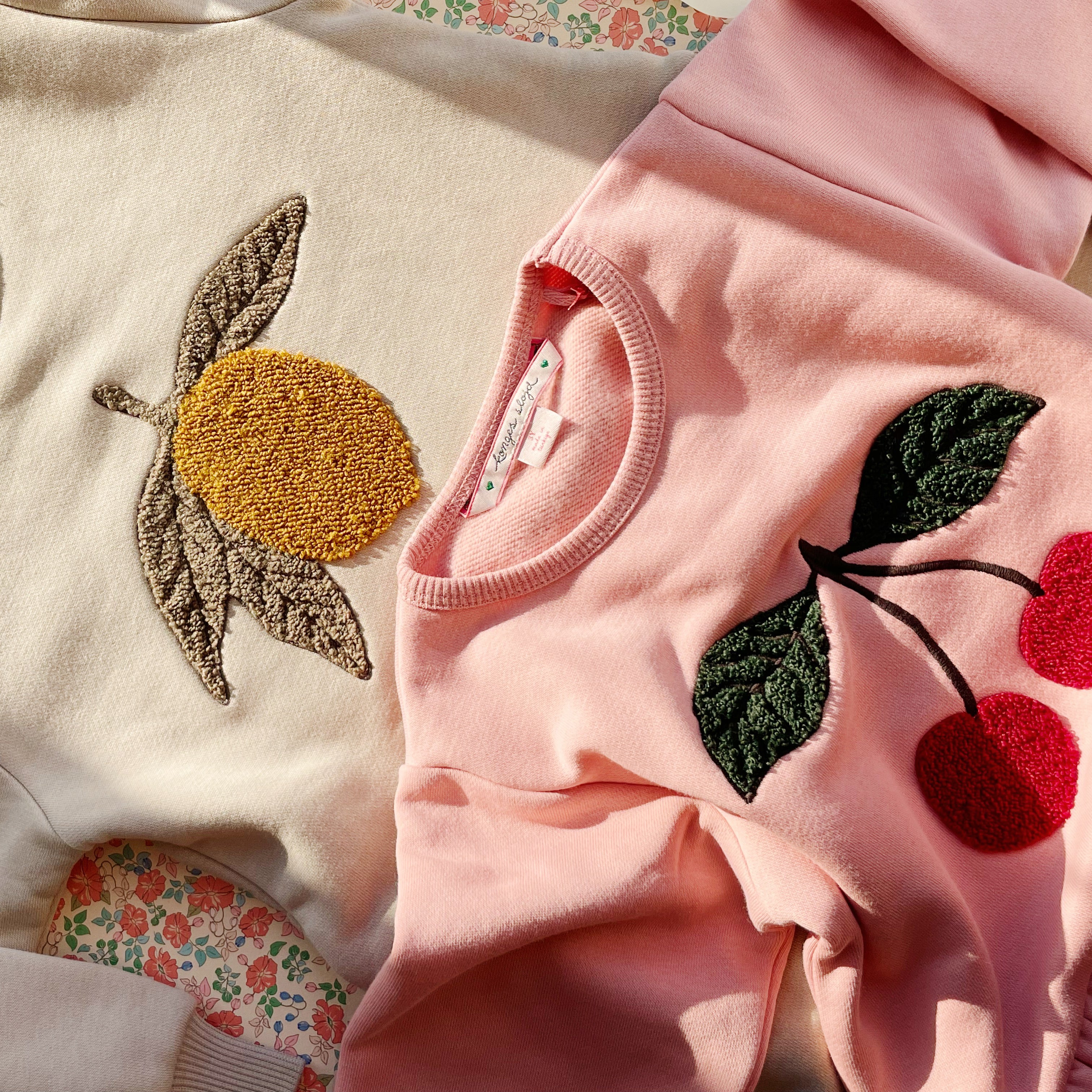 LOU TERRY SWEATSHIRT - MELLOW ROSE