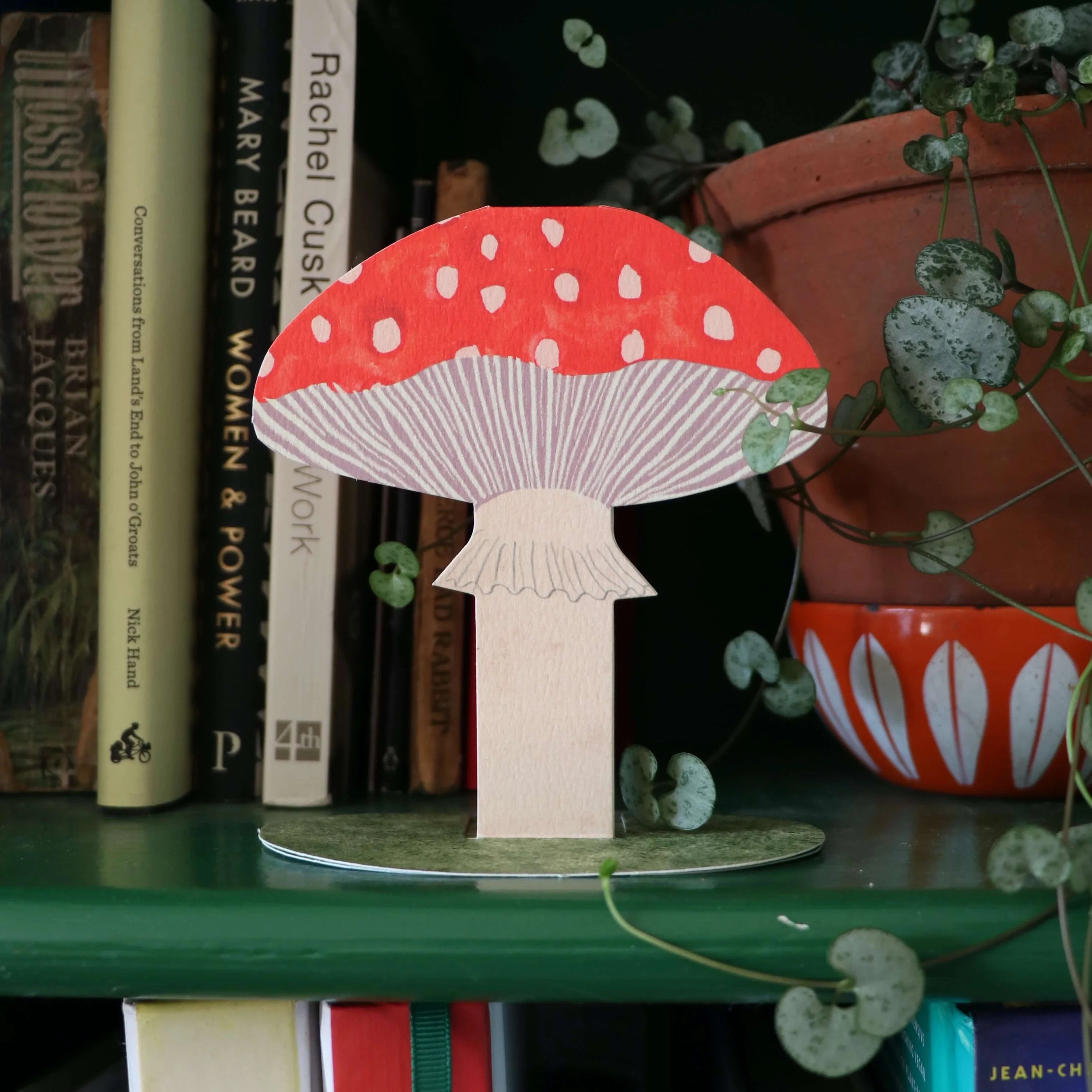 Toadstool Stand-Up Card