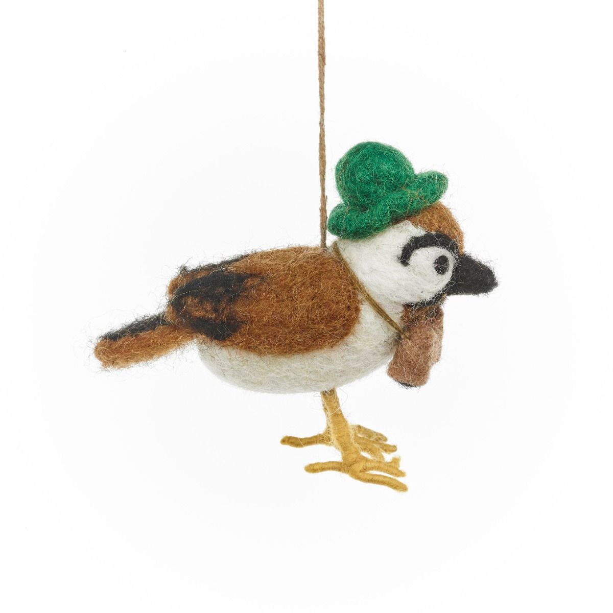 Handmade Byron Bird Watcher Hanging Felt