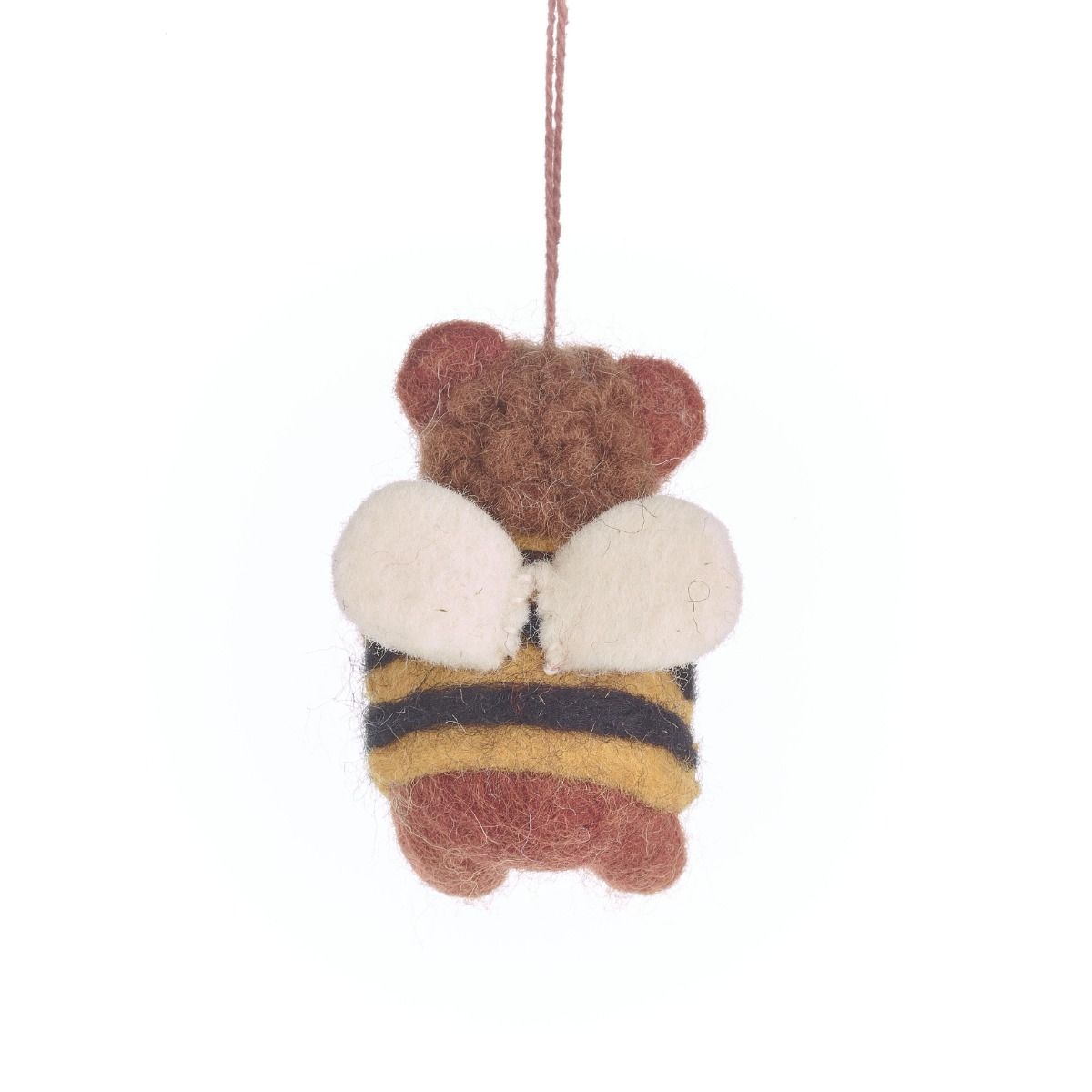 Handmade Howie Honey Bee Bear Hanging Felt