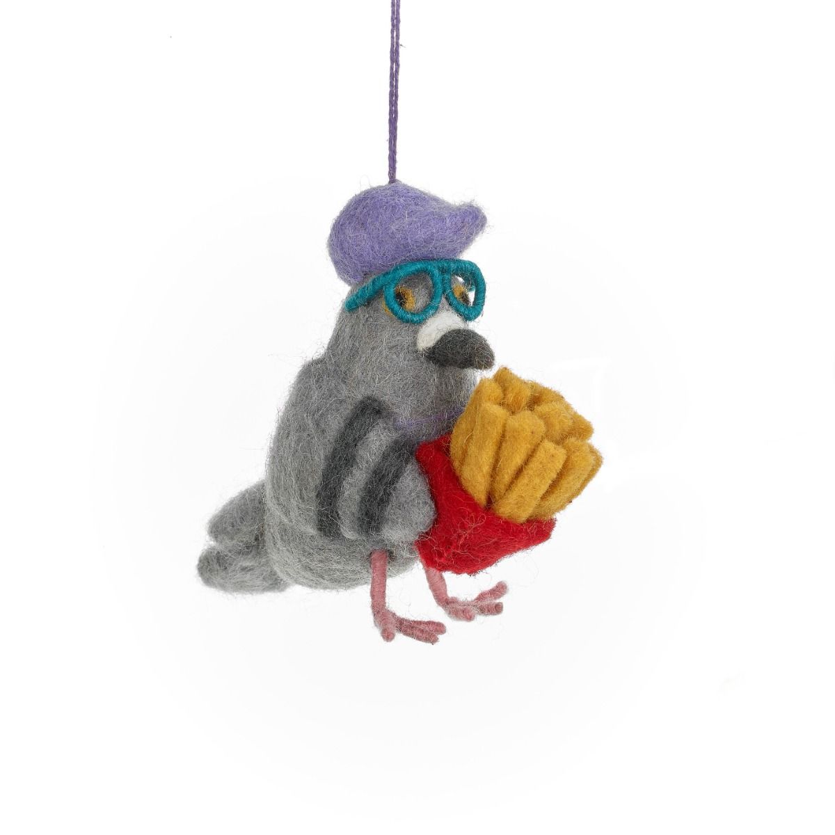 Handmade McPigeon Hanging Felt