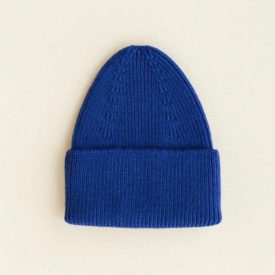 Merino BEANIE - Cobalt blue
