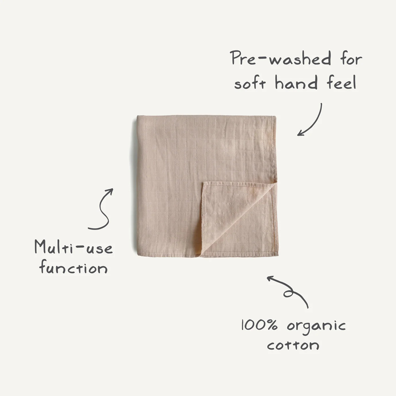 Organic Cotton Swaddle Blanket