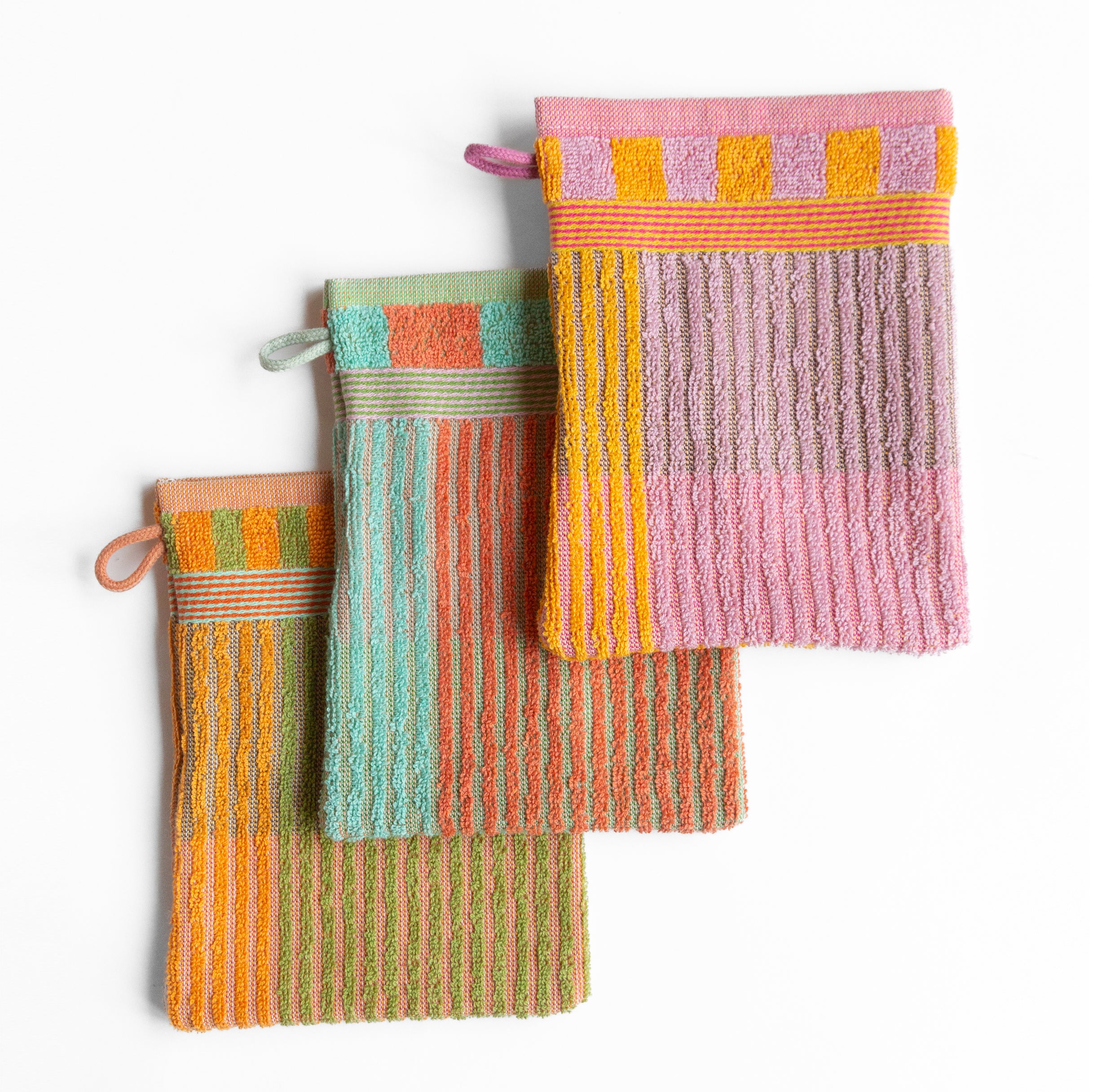 wash cloth trio #23 tulip quilt