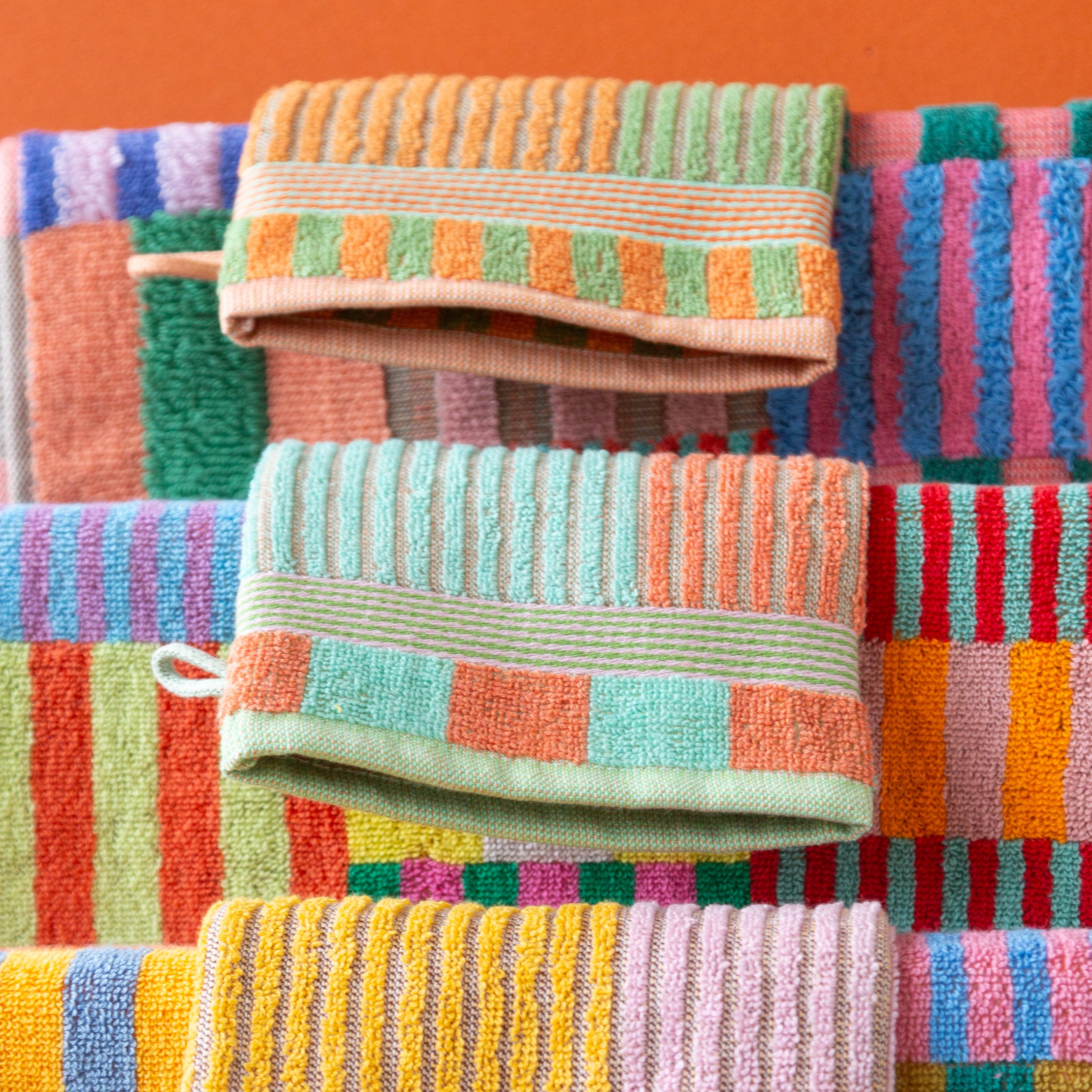 wash cloth trio #23 tulip quilt