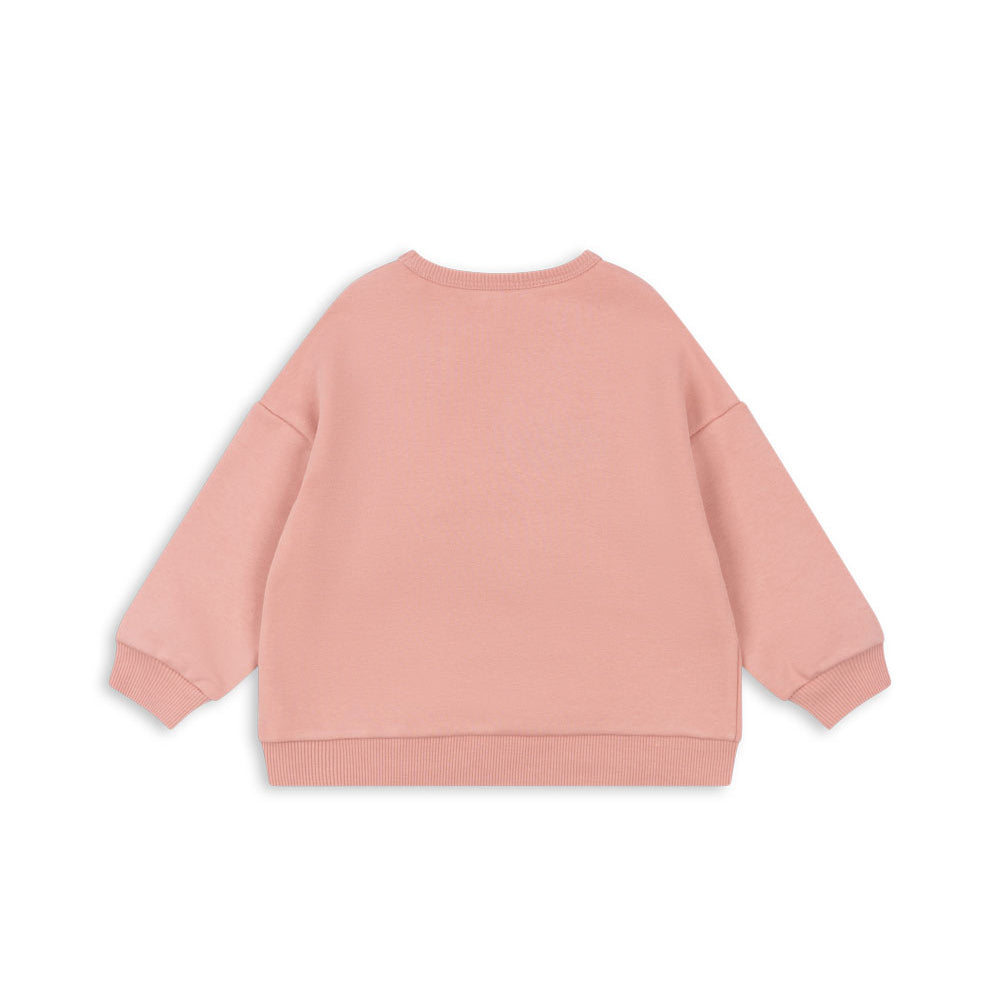 LOU TERRY SWEATSHIRT - MELLOW ROSE