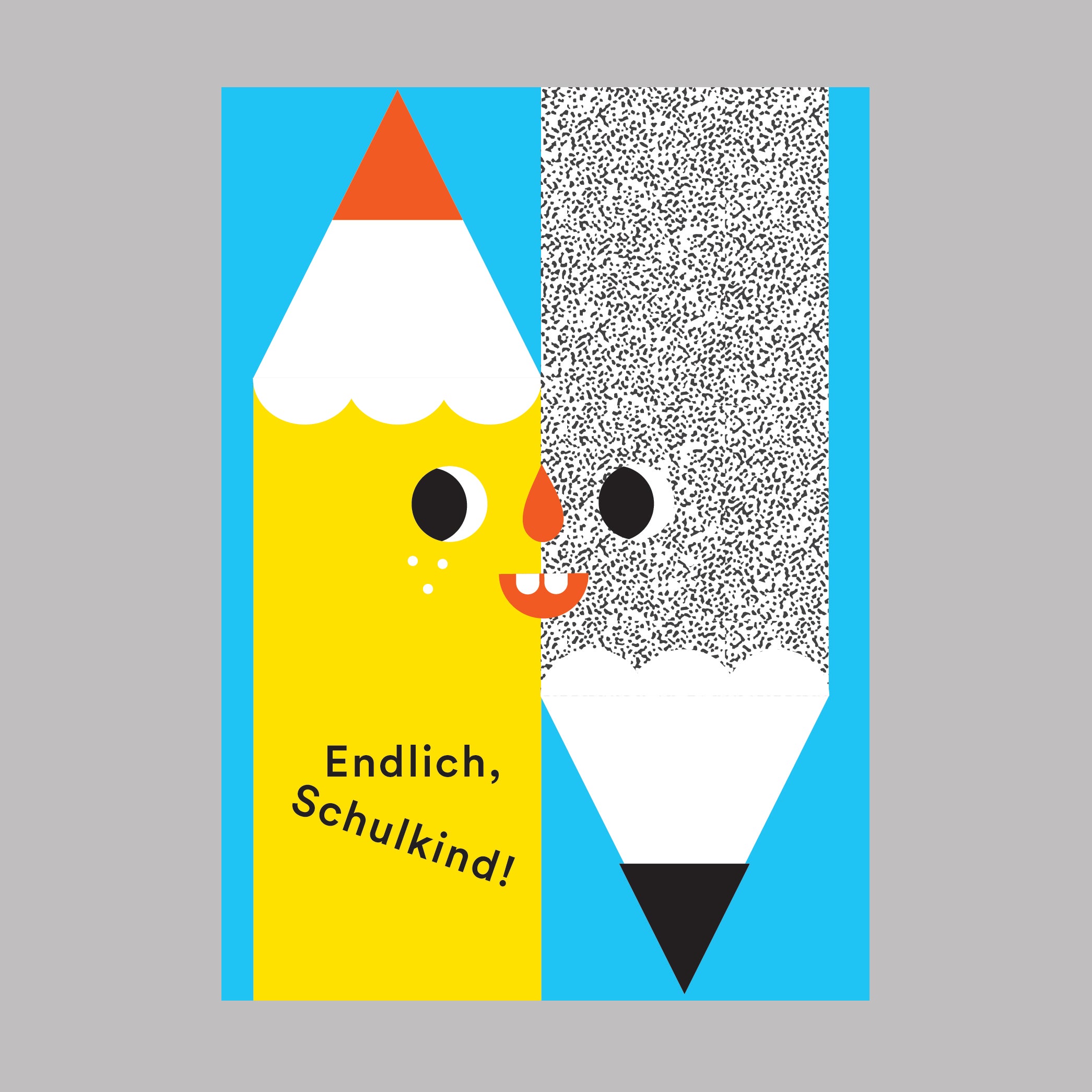 Post a card - Schulkind