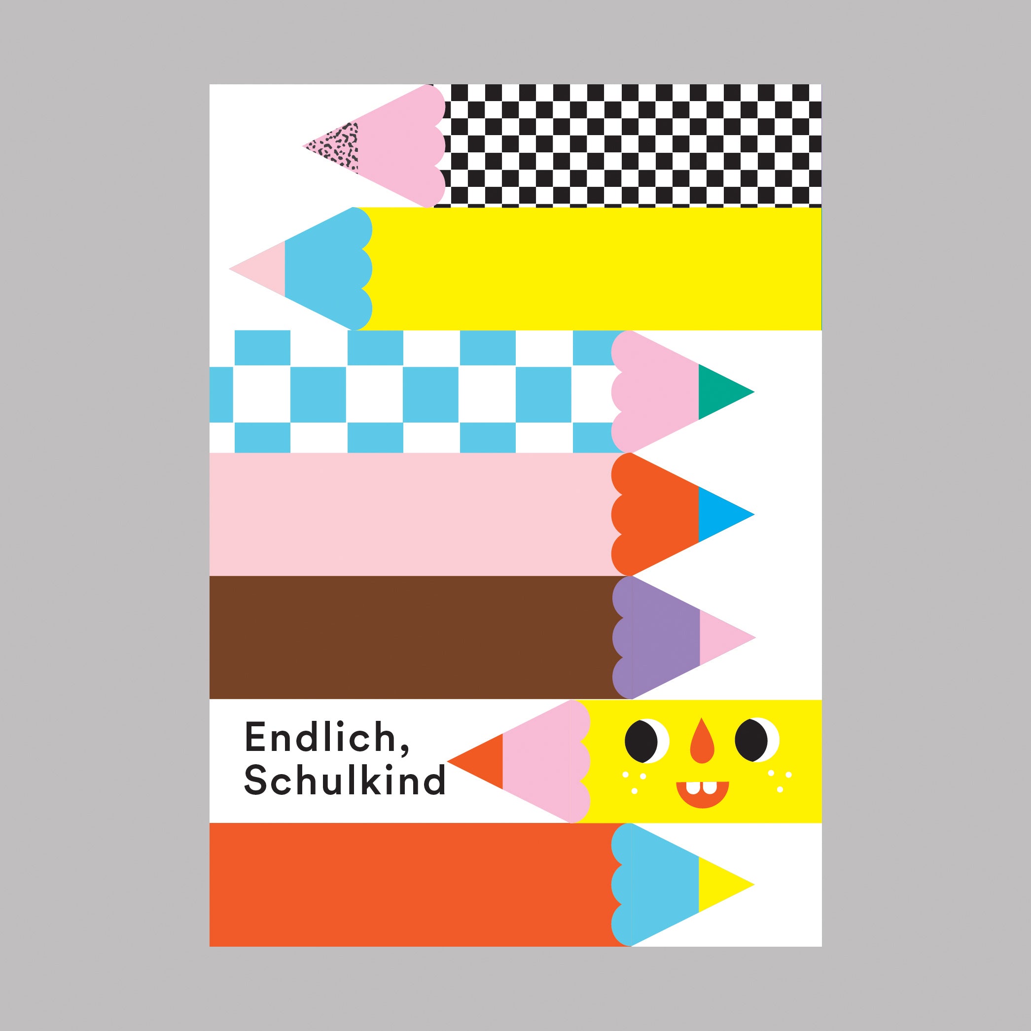 Post a card - Endlich, schulkind