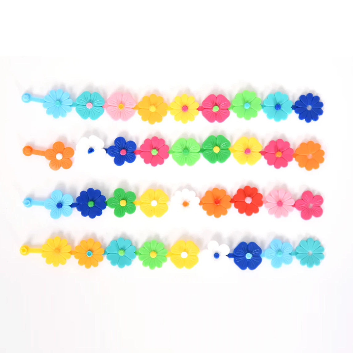 Breba flower puzzle bracelet