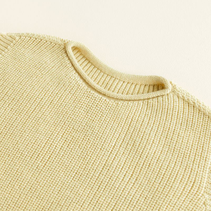 KIDS Harvey Merino Vest - Light yellow