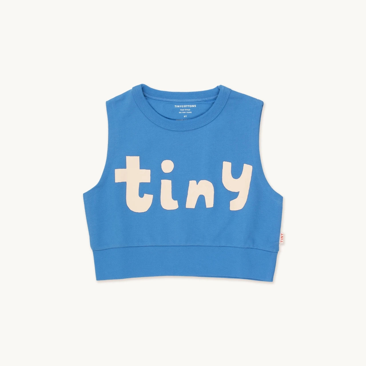 TINY SLEEVELESS SWEATSHIRT