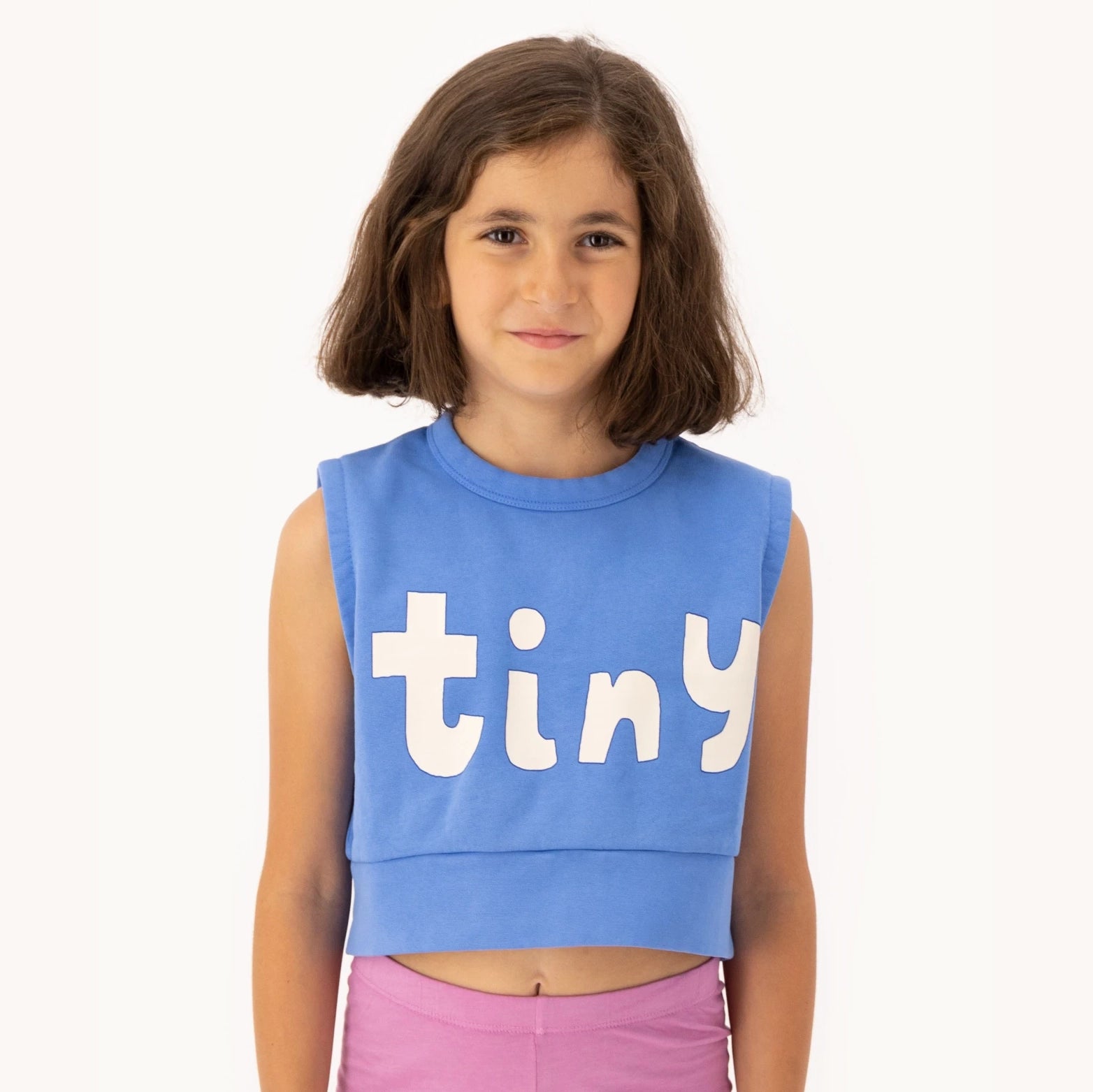 TINY SLEEVELESS SWEATSHIRT