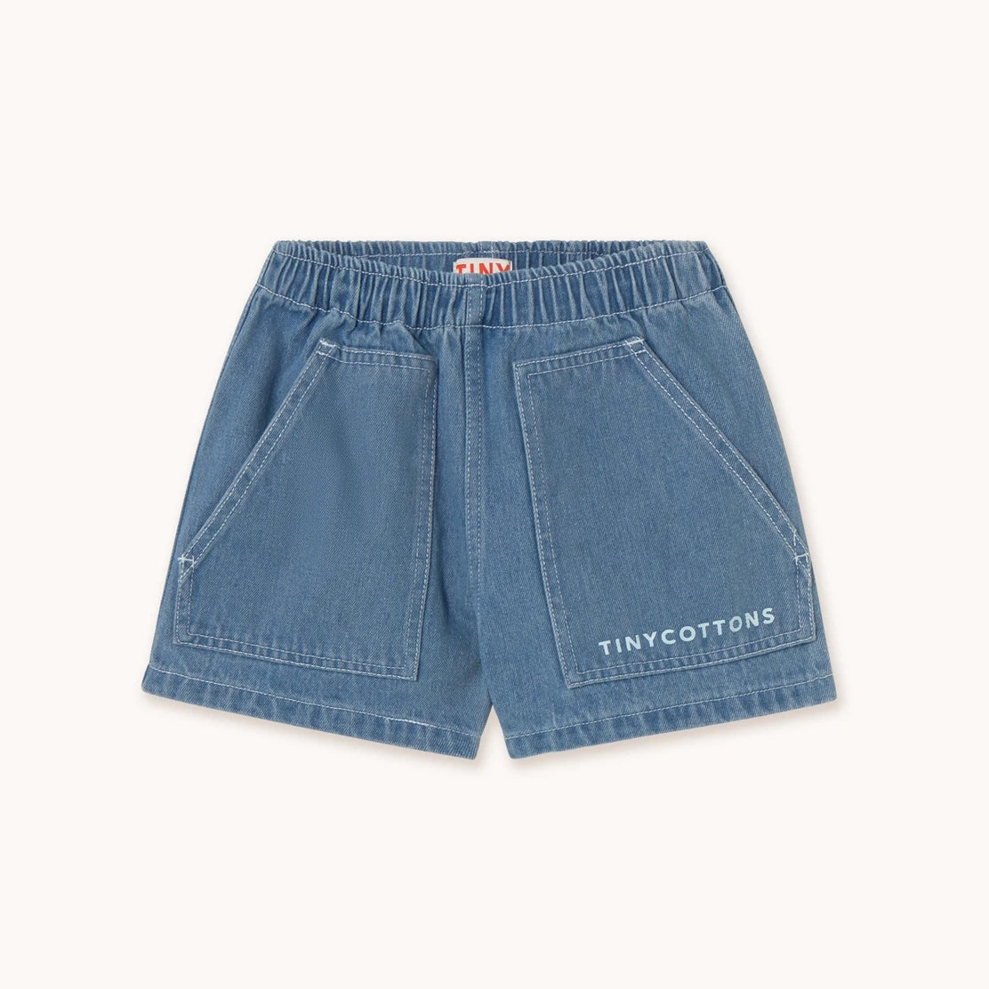 GRAPHIC DENIM SHORT