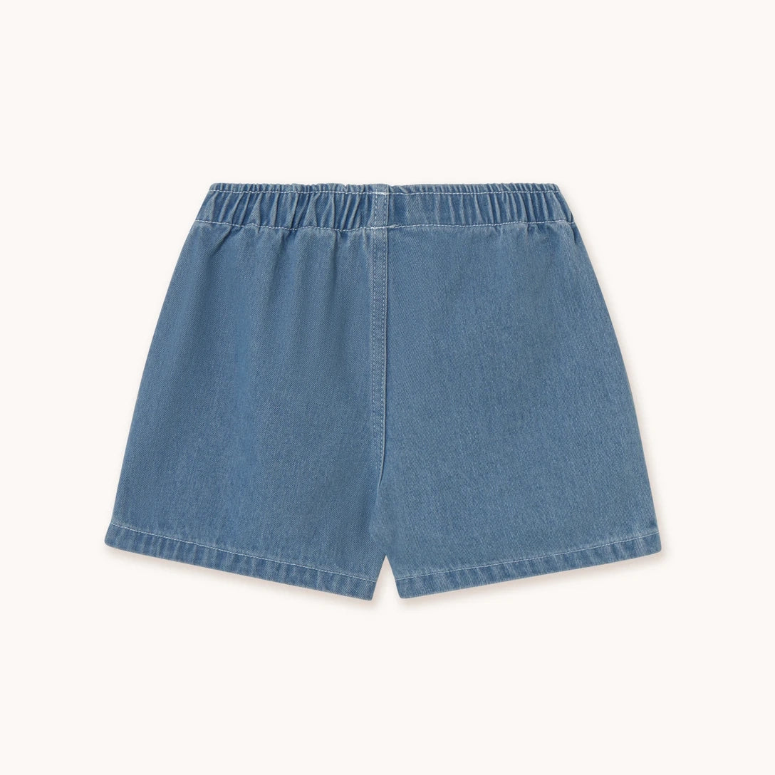GRAPHIC DENIM SHORT