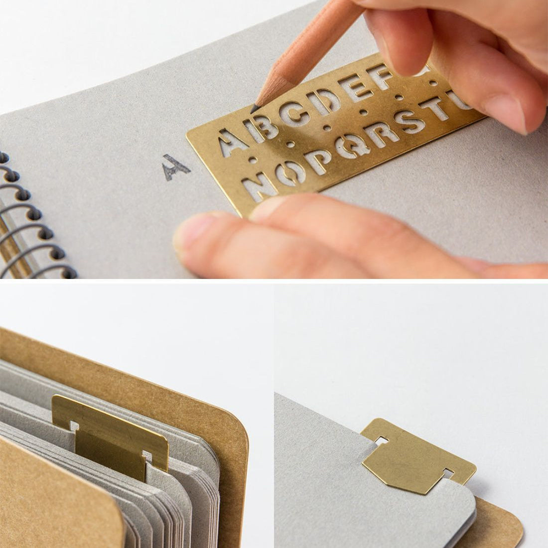 Brass Bookmark Ruler