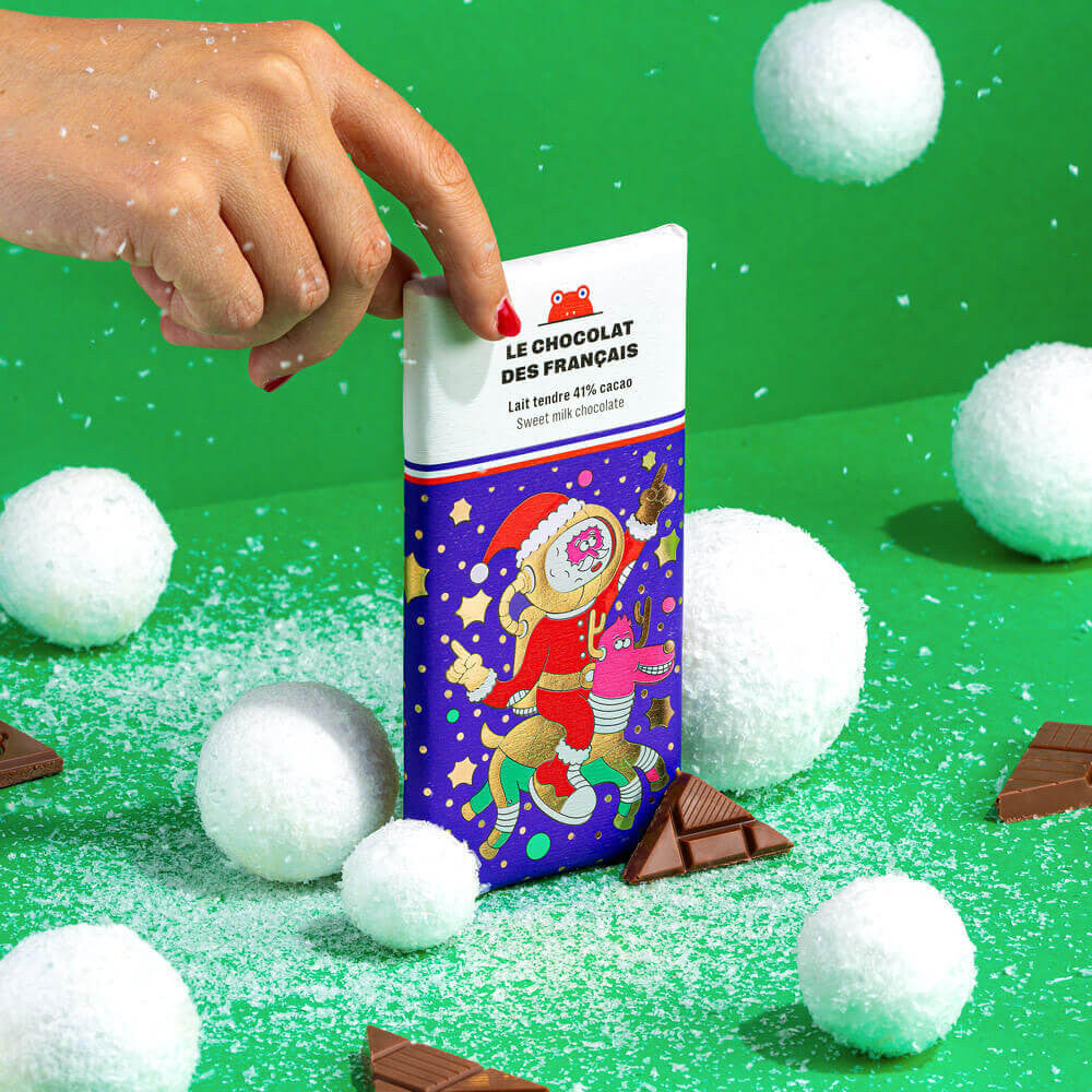 Christmas Organic chocolate bar