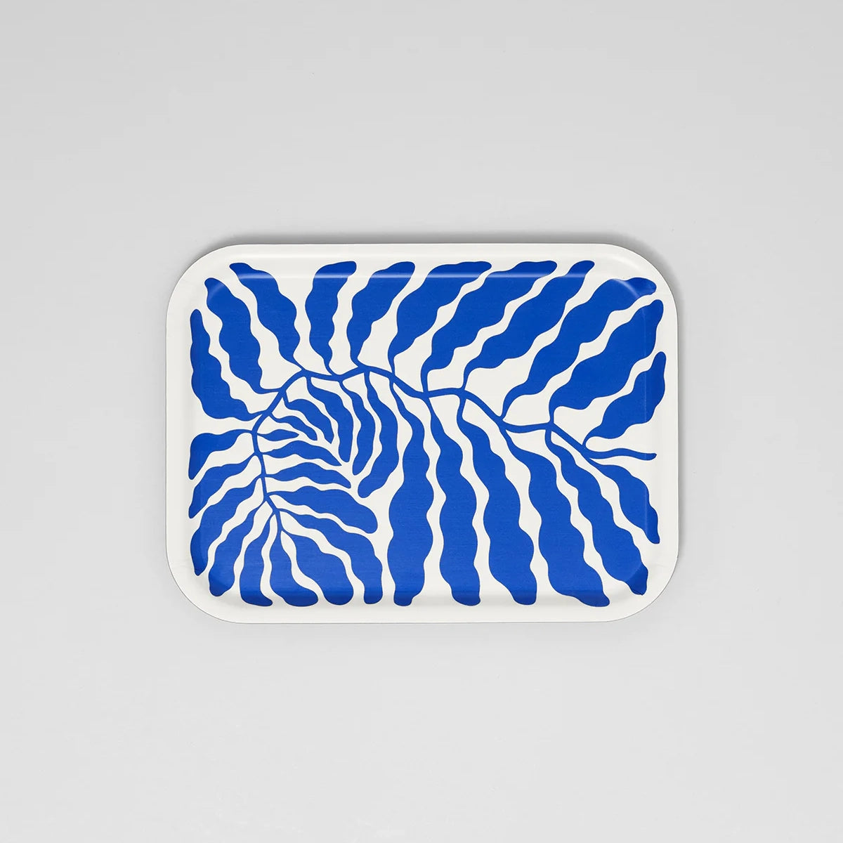 Leaves Spring Blue Mini Rectangle Tray