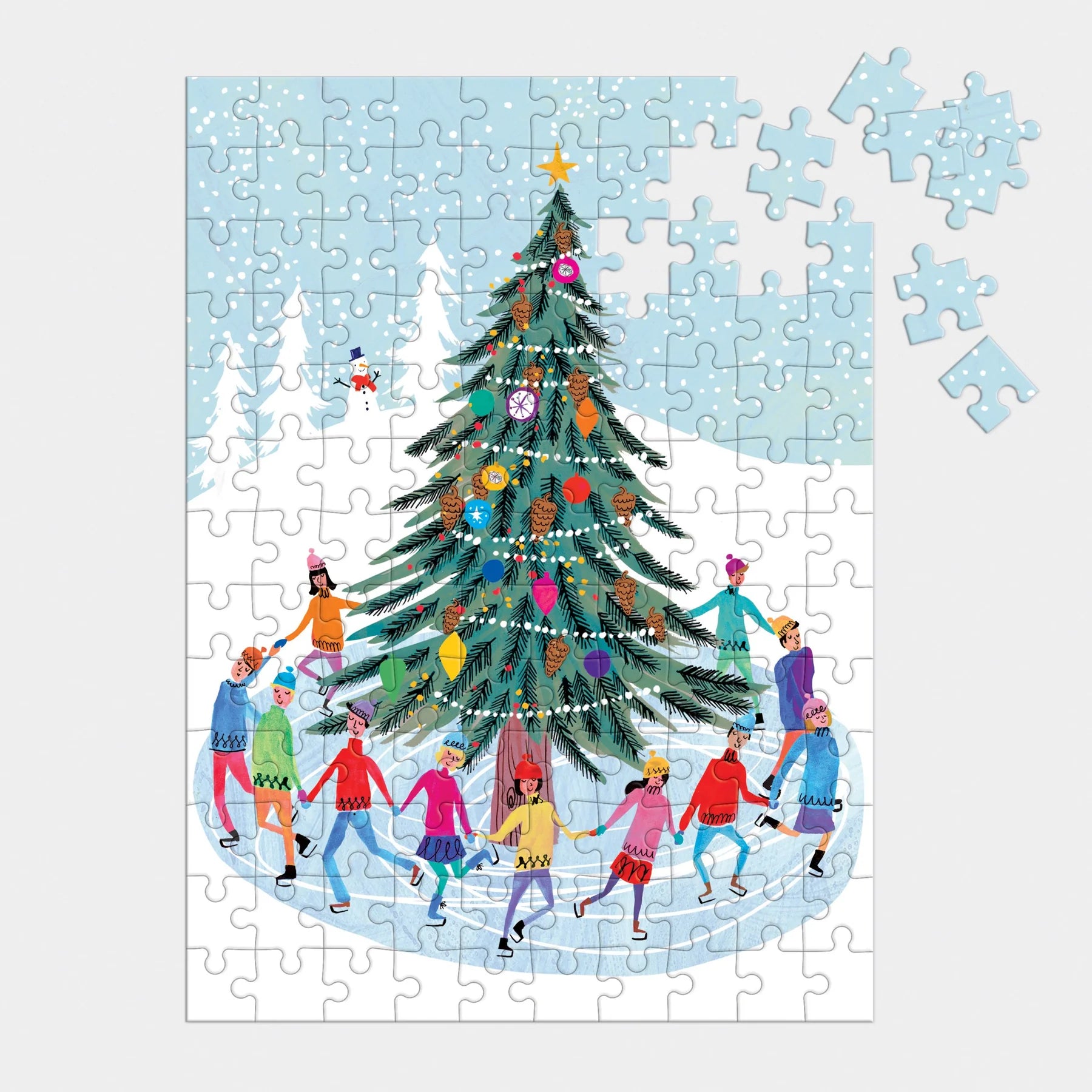 Tree Skaters 130 pcs Puzzle Ornament