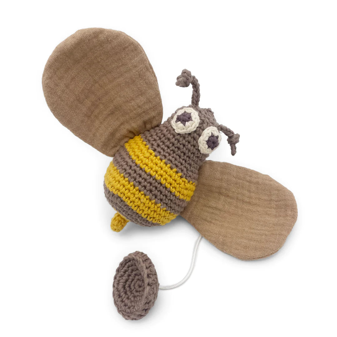 Bee Soothing Toy 100% organic cotton