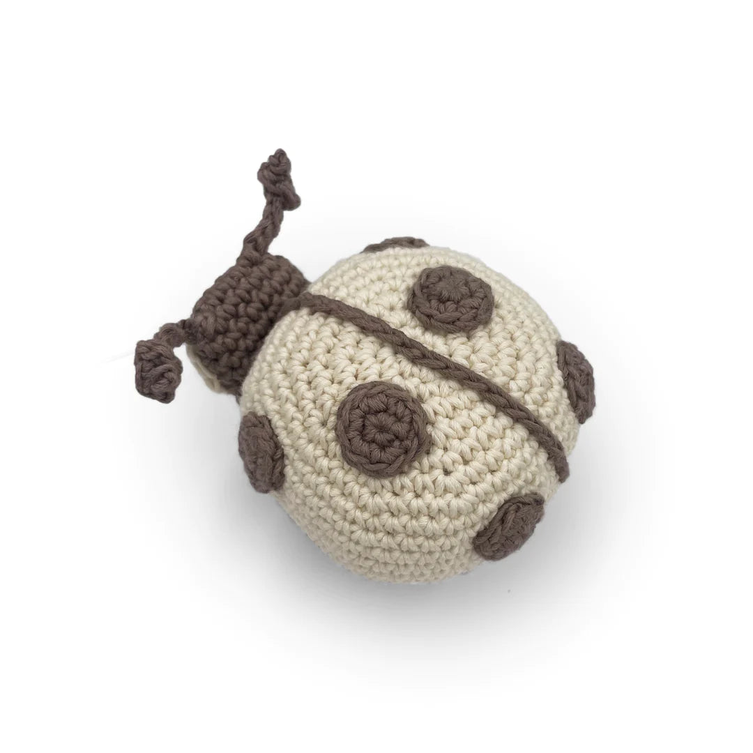 Beige Ladybug Soothing Toy