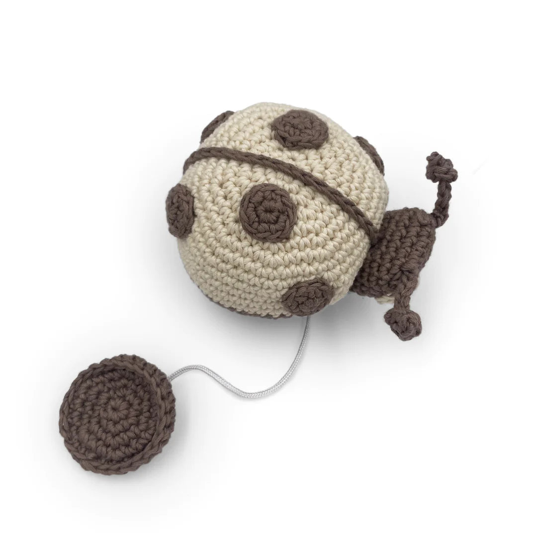Beige Ladybug Soothing Toy