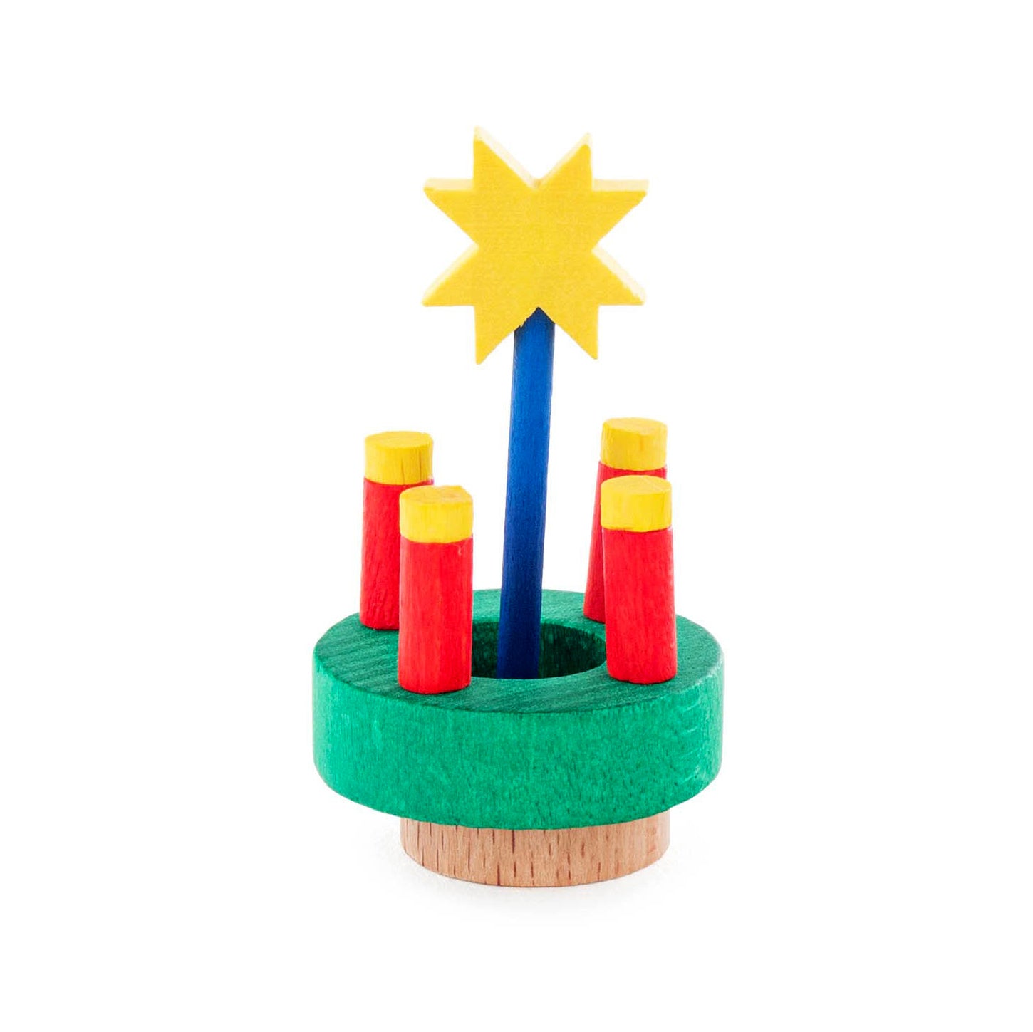 Mini Advent wreath in Matchbox