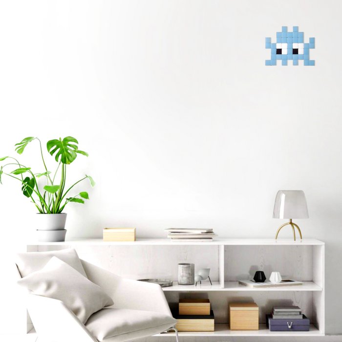 Outdoor Mosaic adhesive Blue INVADERS