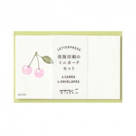 Letterpress Card set (Available in 4 styles)